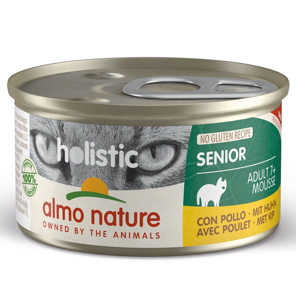 "ALMO NATURE" CAT HOLISTIC ADULT 7+ - FRANGO