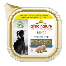 "ALMO NATURE" HFC DOG COMPLETE - FRANGO COM ABOBRINHA (17 UNIDADES)