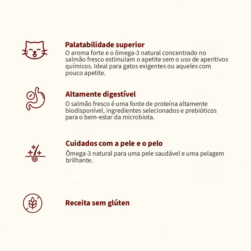 ALMO NATURE HFC "OUR BEST" CAT SALMÃO