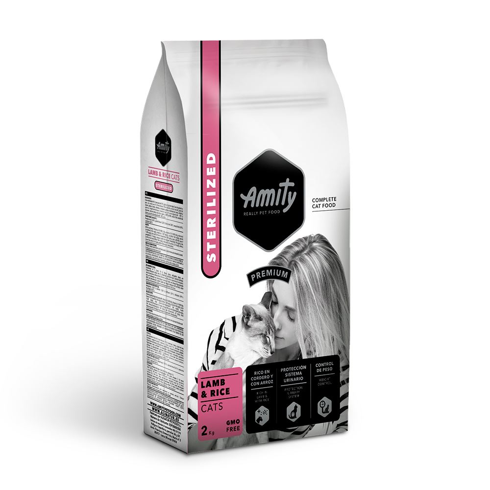 AMITY PREMIUM - LAMB & RICE CATS STERILIZED