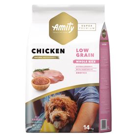 AMITY SUPER PREMIUM (LOW GRAIN) - ADULT CHICKEN
