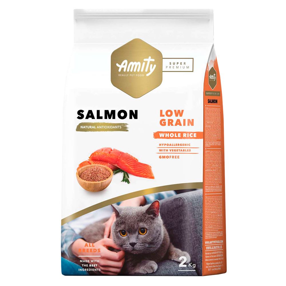 AMITY SUPER PREMIUM (LOW GRAIN) - SALMON ADULT CAT