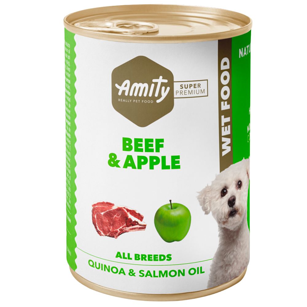 AMITY SUPER PREMIUM DOG "CARNE E MAÇÃ"