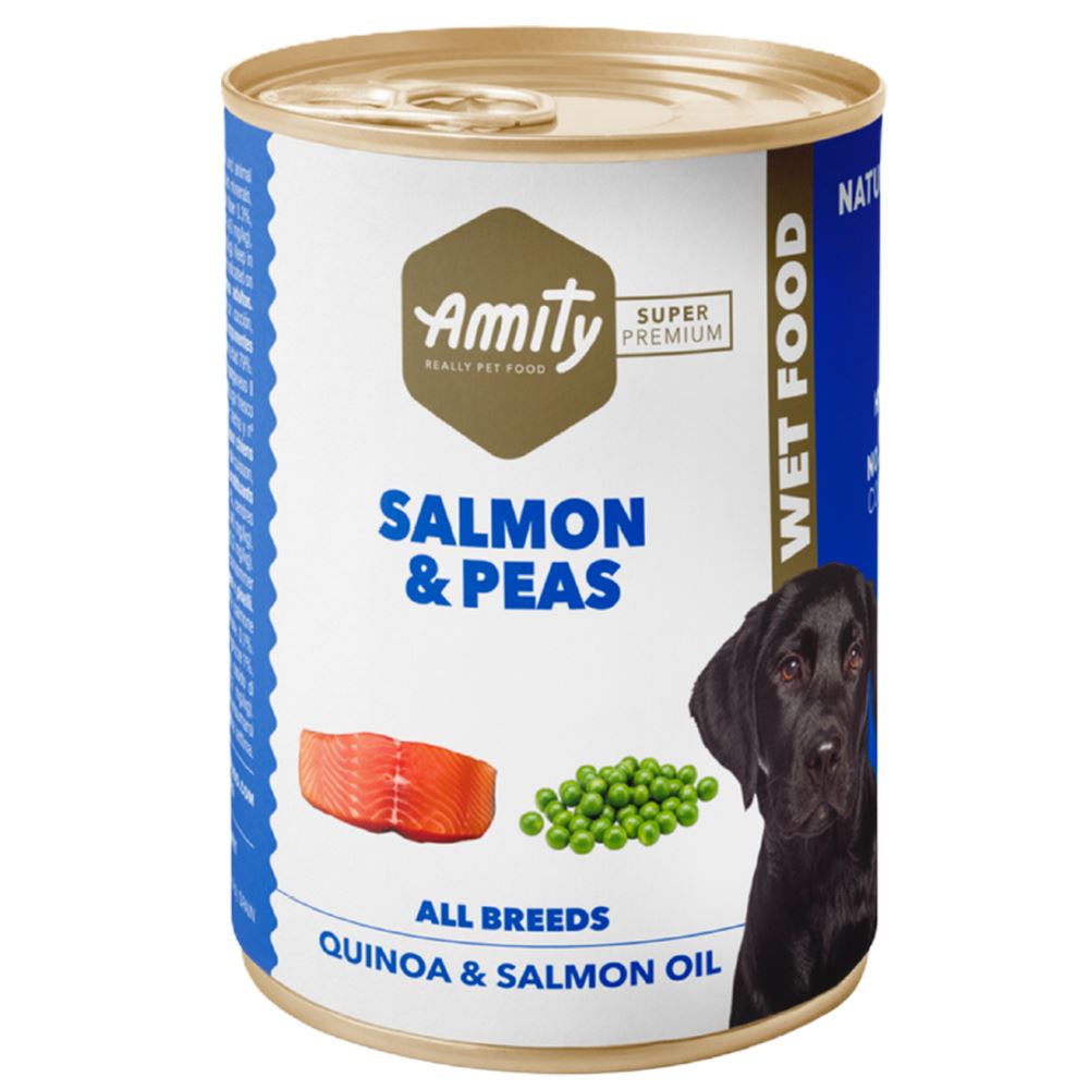 AMITY SUPER PREMIUM DOG "SALMÃO E ERVILHAS"