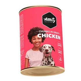 AMITY ALIMENTO HÚMIDO - PEDAÇOS EM CALDA (FRANGO)