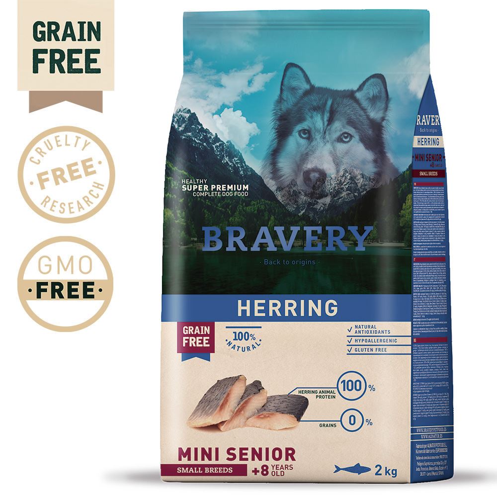 BRAVERY - HERRING (ARENQUE) MINI ADULT SMALL (SENIOR)