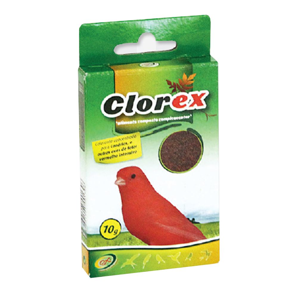 CLOREX - COLORANTE PARA AVES VERMELHO INTENSIVO