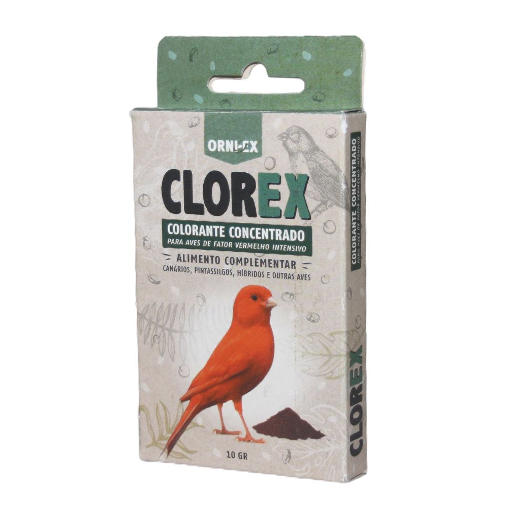 CLOREX - COLORANTE PARA AVES VERMELHO INTENSIVO