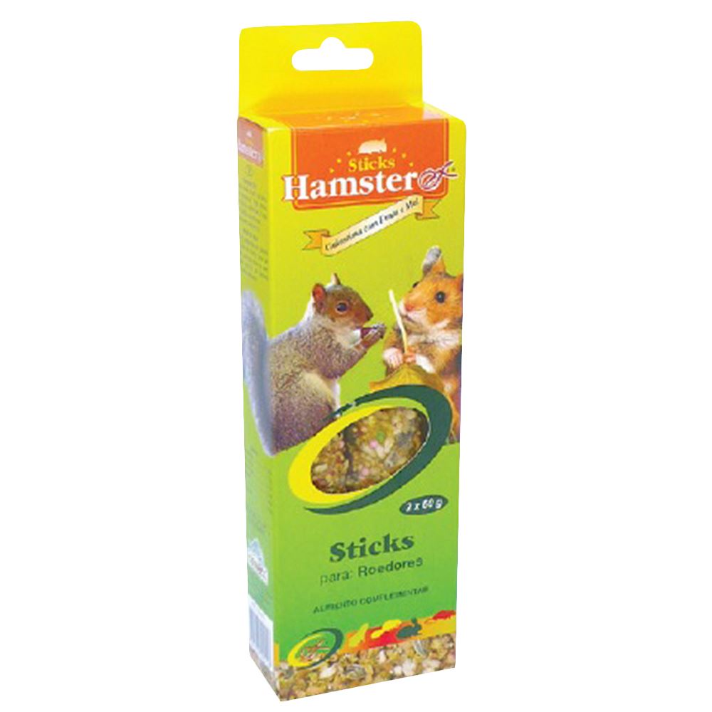 HAMSTEREX - STICKS COM FRUTOS E MEL