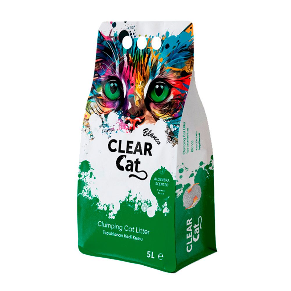 CLEAR CAT BLANCO - LITTER ALOE VERA