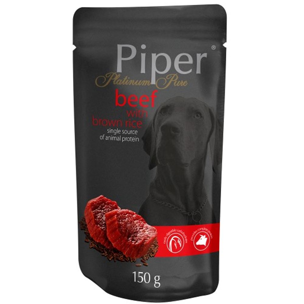 PIPER PLATINUM PURE - VACA COM ARROZ INTEGRAL (10 SAQUETAS)