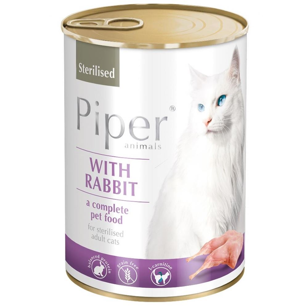 PIPER COM COELHO - GATOS ESTERILIZADOS GRAIN FREE