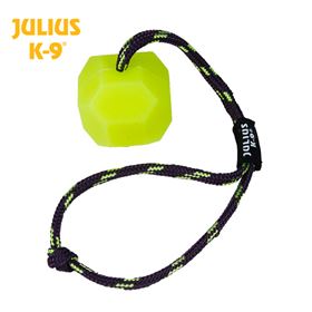 BOLA "JULIUS K-9" FLUORESCENTE COM CORDA