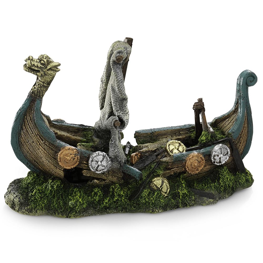 DECORAÇÃO PARA AQUÁRIO - BARCO VICKING