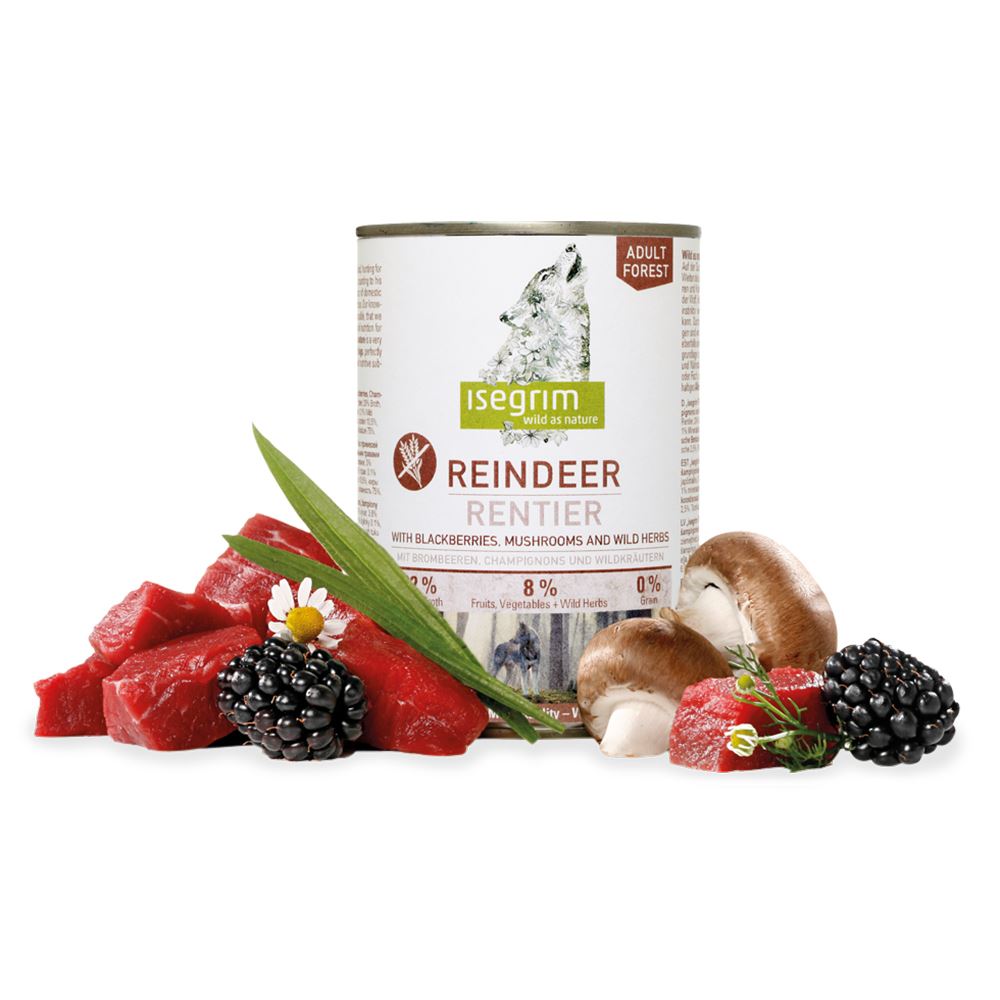 "ISEGRIM" - VEADO COM AMORAS E COGUMELOS (6 latas)