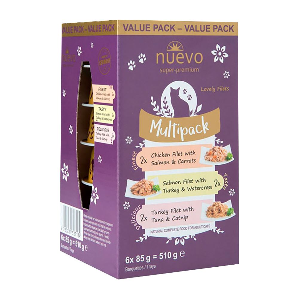 "NUEVO" CAT ADULT - LOVELY FILETS (MULTIPACK)