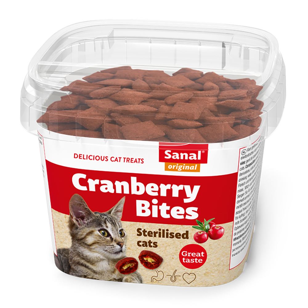 SANAL CAT - CRANBERRY & CHICKEN BITES