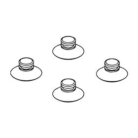 VENTOSAS PARA SYNCRA 0.5 / 1.0 / 1.5 (EMBALAGEM COM 4)