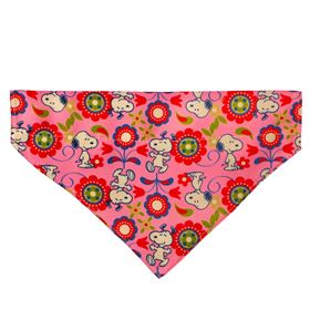 SNOOPY - BANDANA (ROSA/FLORES)