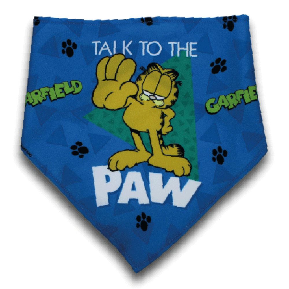 LENÇO GARFIELD "TALK TO THE PAW"