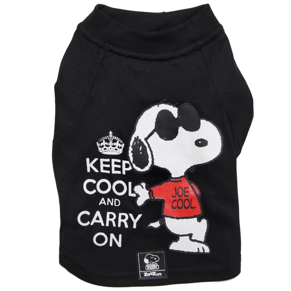 SNOOPY - T-SHIRT (PRETA/KEEP COOL)