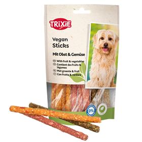 VEGAN STICKS COM BATATA DOCE, VEGETAIS E FRUTA