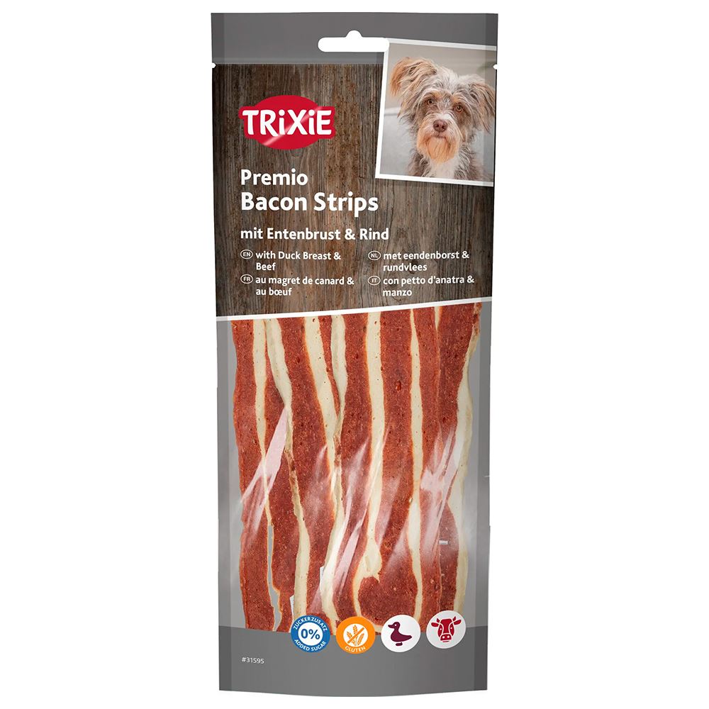 PRÉMIO - TIRAS DE BACON COM PEITO DE FRANGO E CARNE