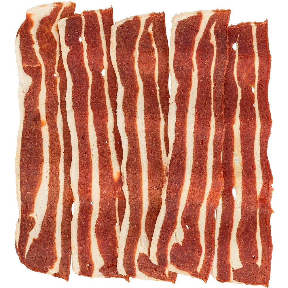 PRÉMIO - TIRAS DE BACON COM PEITO DE FRANGO E CARNE