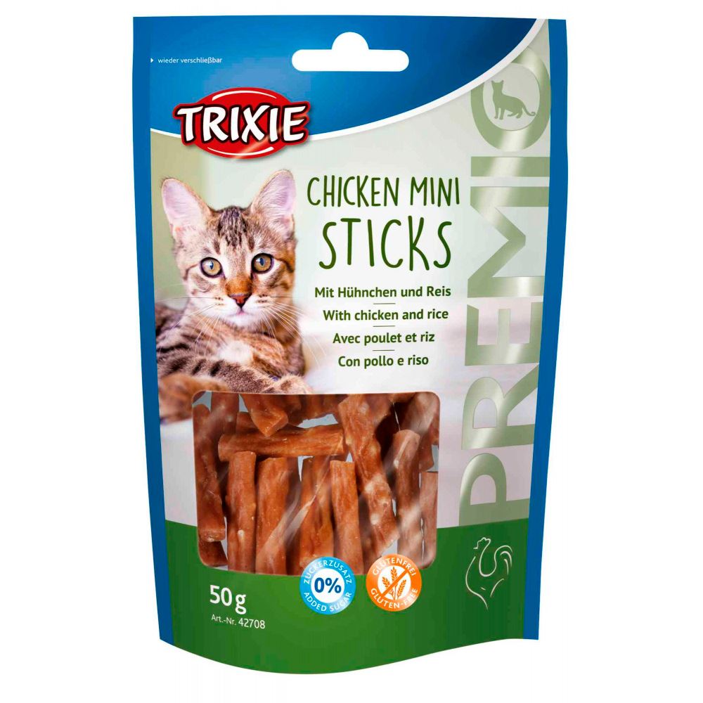 PREMIO - MINI STICKS COM FRANGO E ARROZ