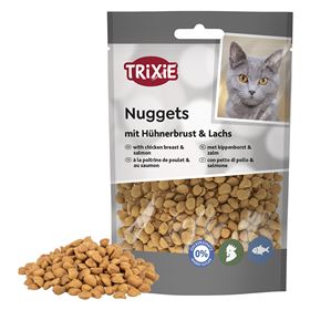 NUGGETS COM PEITO DE FRANGO E SALMÃO