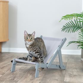 ESPREGUIÇADEIRA EM MADEIRA PARA GATOS