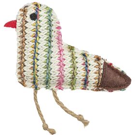 PÁSSARO EM POLIÉSTER COM CATNIP
