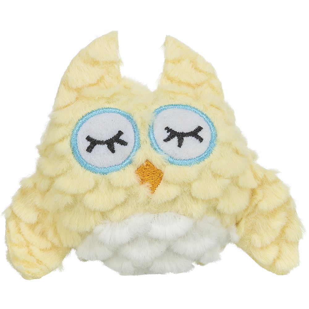 CORUJA EM PELÚCIA COM CATNIP