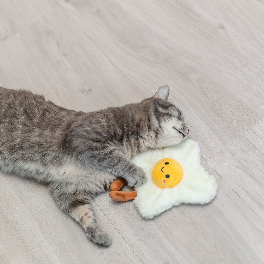 OVO ESTRELADO EM PELÚCIA COM CATNIP DOS EUA