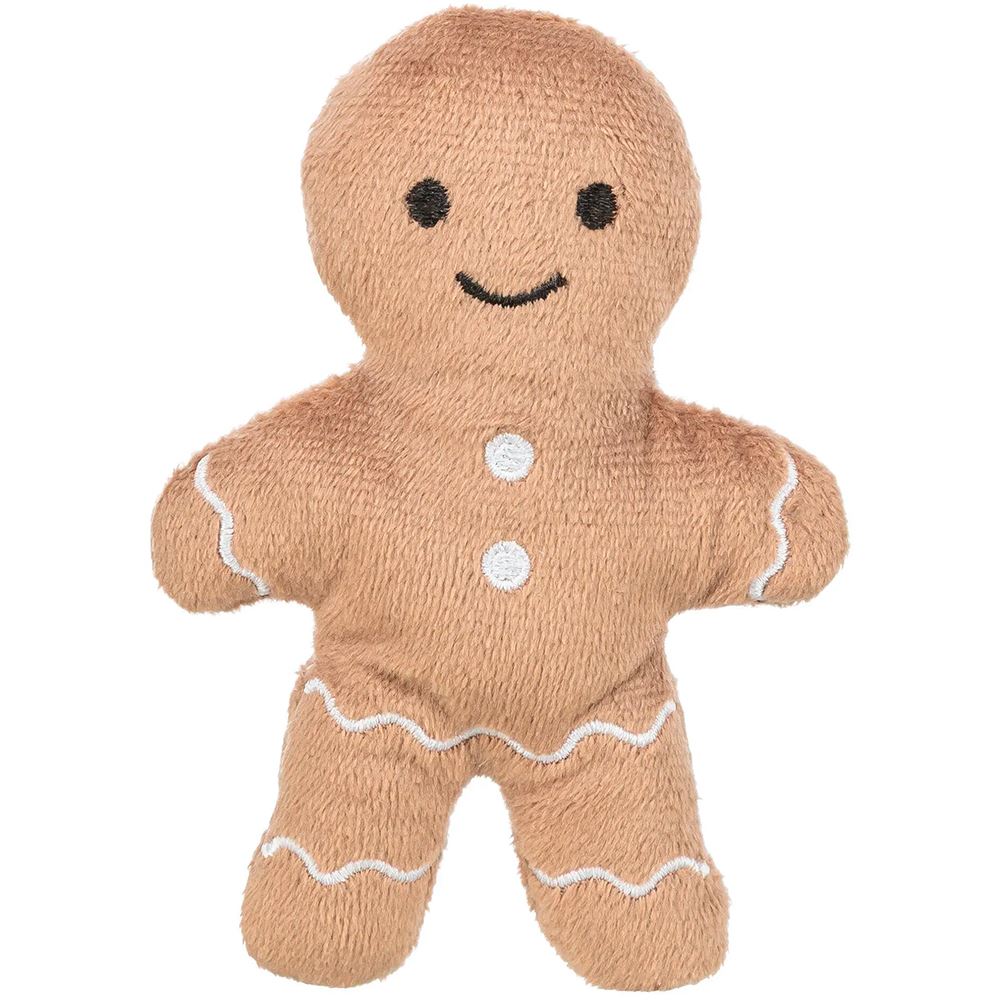 FIGURA "GINGERBREAD" COM CATNIP EM PELÚCIA