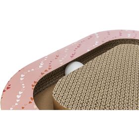 ARRANHADOR TRIANGULAR EM CARTÃO "VALENTINE" COM BOLAS