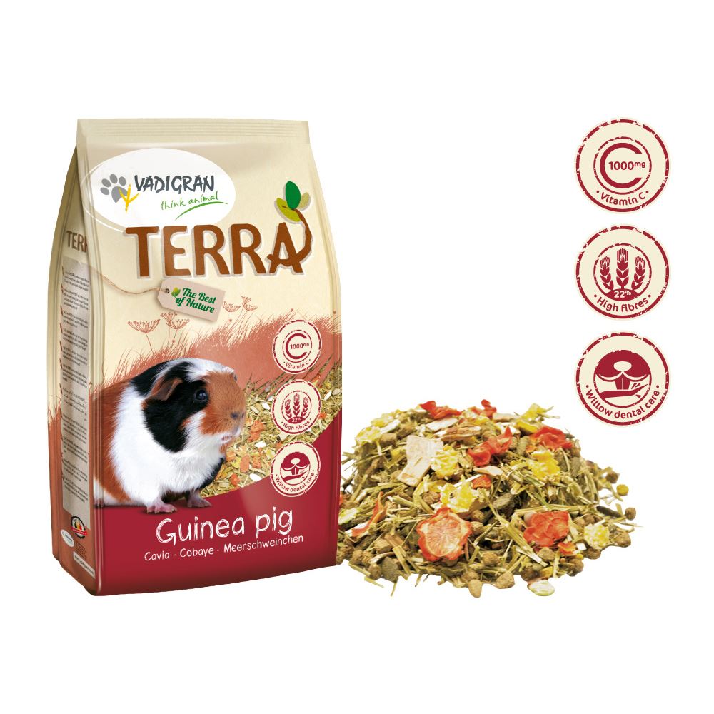 TERRA - ALIMENTO PREMIUM PARA PORQUINHOS-DA-ÍNDIA